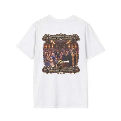 Religious Choir Scene T-Shirt — Church Service Illustration