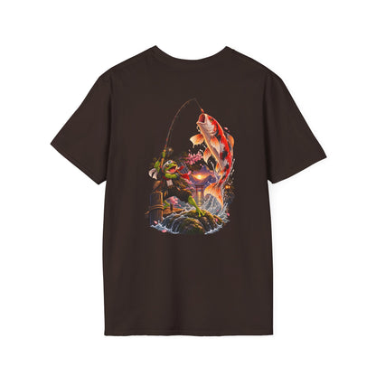 Koi Fishing T-Shirt — Asian Garden Koi Pond Graphic