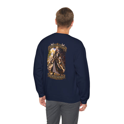Hoodie: Gothic Angel Guardian Back Print Sweatshirt – Dark Fantasy Streetwear - Personalized