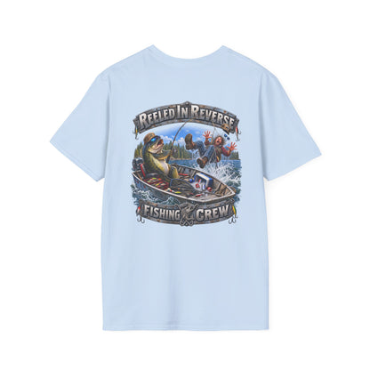 Fishing T-Shirt — "Reeled in Reverse" Graphic