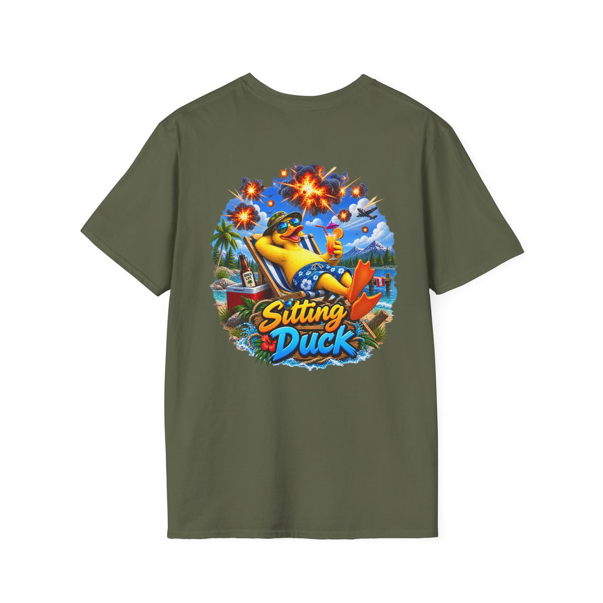 Copy of Never Give Up Stork & Frog T-Shirt