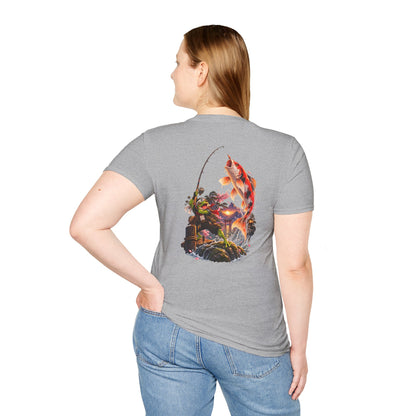Koi Fishing T-Shirt — Asian Garden Koi Pond Graphic - Personalized