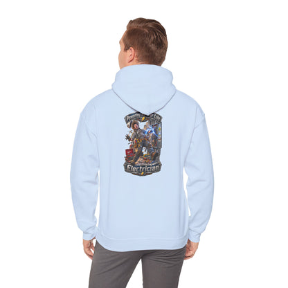 Funny Electrician Crewneck Hoodie — 'Powering Up Your Life' Tradesman Gift - Personalized