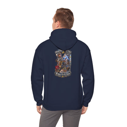 Funny Electrician Crewneck Hoodie — 'Powering Up Your Life' Tradesman Gift - Personalized