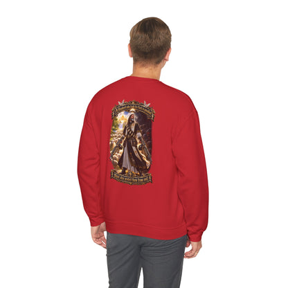 Hoodie: Gothic Angel Guardian Back Print Sweatshirt – Dark Fantasy Streetwear - Personalized