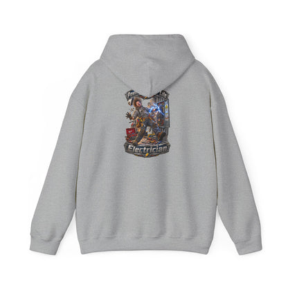 Funny Electrician Crewneck Hoodie — 'Powering Up Your Life' Tradesman Gift - Personalized