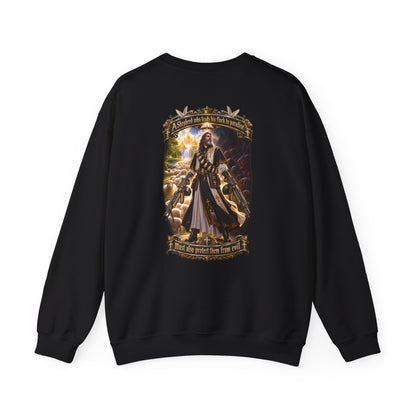 Hoodie: Gothic Angel Guardian Back Print Sweatshirt – Dark Fantasy Streetwear - Personalized