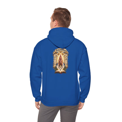 Prayer Hands Hoodie — Vintage Sacred Heart Religious Hoodie - Personalized