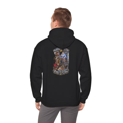 Funny Electrician Crewneck Hoodie — 'Powering Up Your Life' Tradesman Gift - Personalized