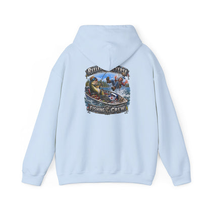 Fishing Hoodie — "Reeled in Reverse" Graphic - Personalized