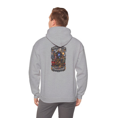 Electrician Hoodie — 'Powering Up Your Life' Tradesman Gift