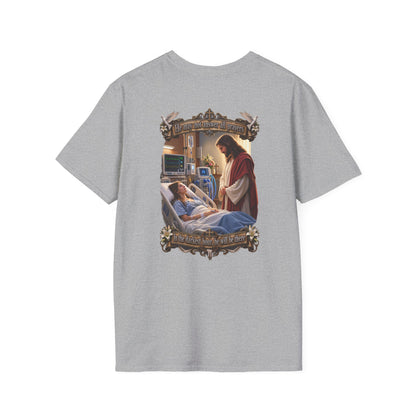 Religious Prayer T-Shirt – Comforting Hospital Scene Pullover - Personalized
