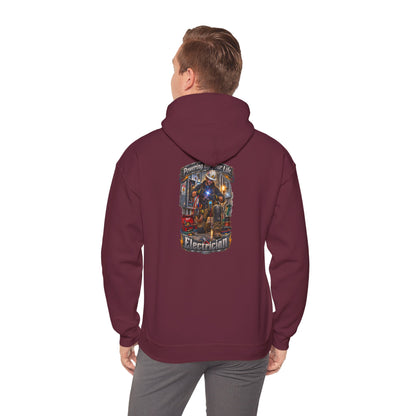 Electrician Hoodie — 'Powering Up Your Life' Tradesman Gift