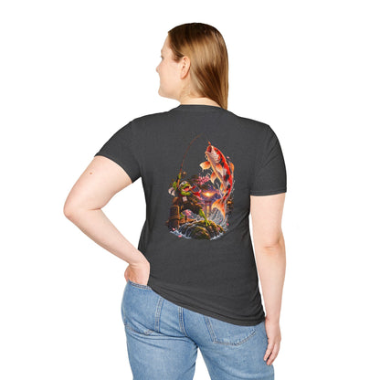 Koi Fishing T-Shirt — Asian Garden Koi Pond Graphic - Personalized
