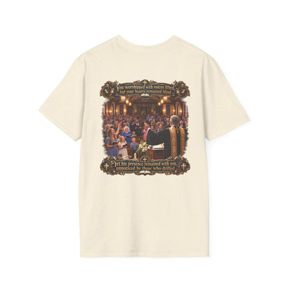 Religious Choir Scene T-Shirt — Church Service Illustration - Personalized