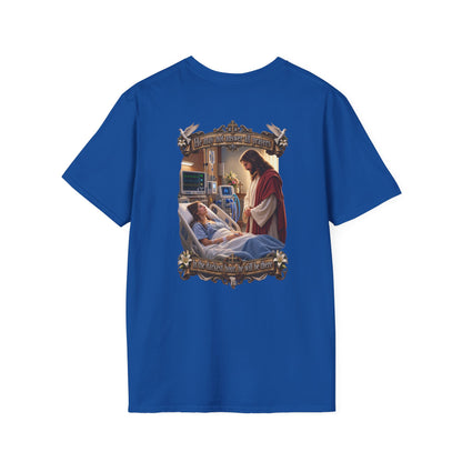 Religious Prayer T-Shirt – Comforting Hospital Scene Pullover - Personalized