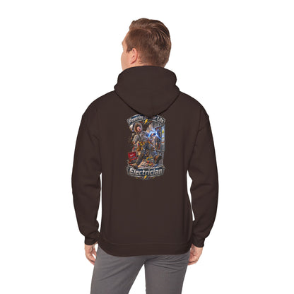 Funny Electrician Hoodie — 'Powering Up Your Life' Tradesman Gift