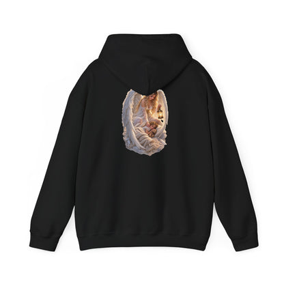 Angel Embrace Hoodie — Serene Guardian Back Print - personalized
