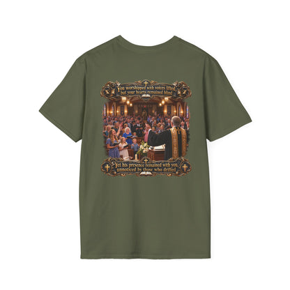 Religious Choir Scene T-Shirt — Church Service Illustration - Personalized